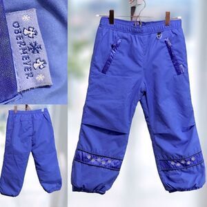 Obermeyer Preschool Toddler Kids Winter Snow Pants insulated Size 4